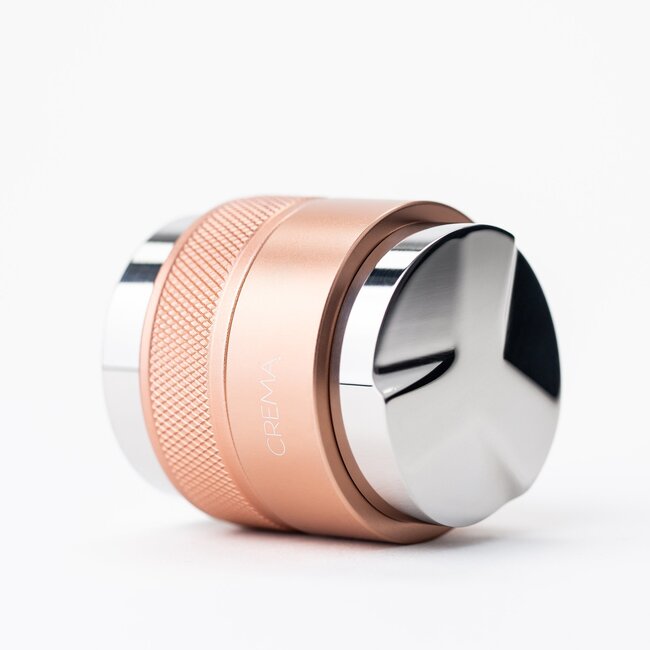 Crema - Tamper & Distributor Combo | 45.5mm (Rose Gold) - For Flair