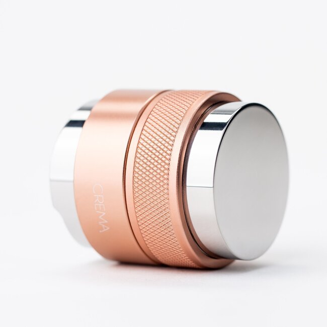 Crema - Tamper & Distributor Combo | 45.5mm (Rose Gold) - For Flair