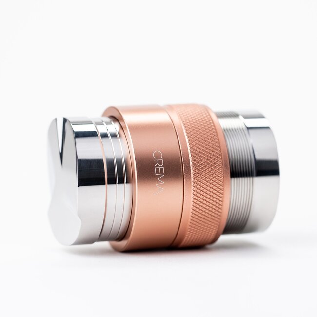 Crema - Tamper & Distributor Combo | 45.5mm (Rose Gold) - For Flair