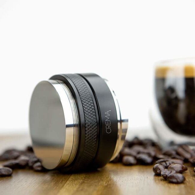 Crema - Tamper & Distributor Combo | 58.5mm (Black)