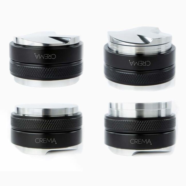 Crema - Tamper & Distributor Combo | 58.5mm (Silver)