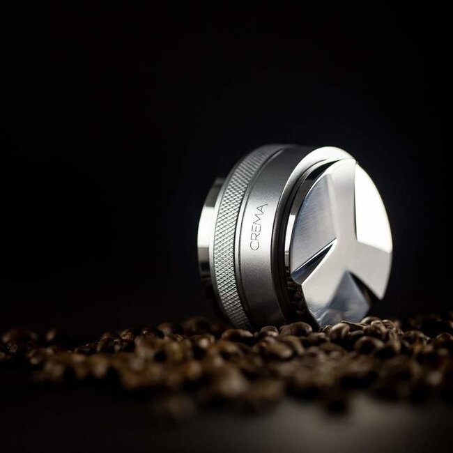 Crema - Tamper & Distributor Combo | 58.5mm (Zilver)