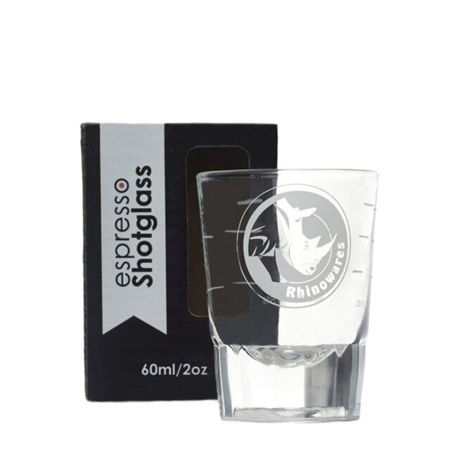 Rhinowares - Round Espresso Shot Glass Lined | 2oz/60ml