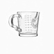 Rhinowares Rhinowares Double Spout Espresso Shot Glass with Handle (2.4oz/70ml) Rhinowares Rhinowares Double Spout Espresso Shot Glass with Handle (2.4oz/70ml)