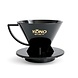 Kono Kōno Dripper - MEIMON 2 Cups / MDN-21 (Zwart) Kono Kōno Dripper - MEIMON 2 Cups / MDN-21 (Zwart)