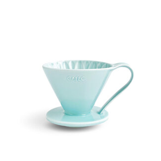 Cafec Arita Ware Flower Dripper - 4 Cups (Hydrangea Blue)