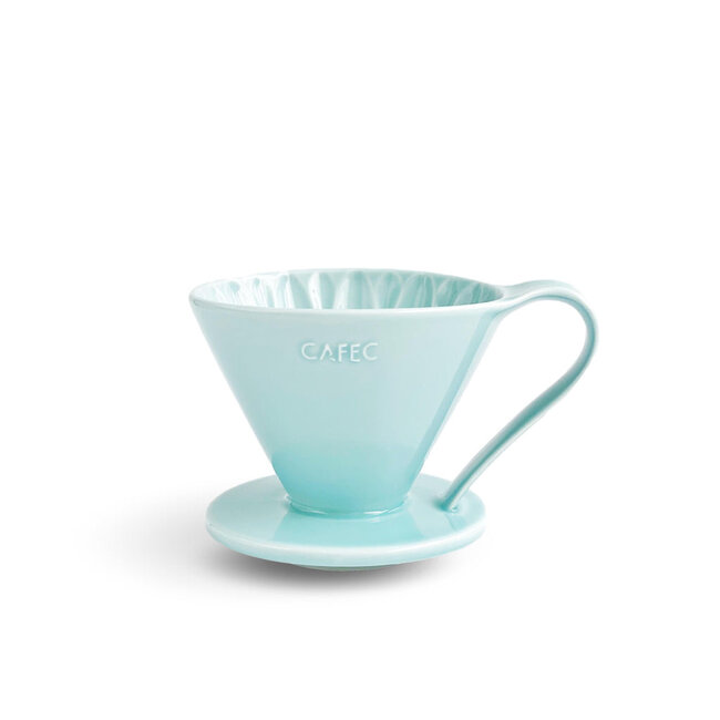 Cafec - Arita Ware Flower Dripper | 4 Cups (Hydrangea Blue)