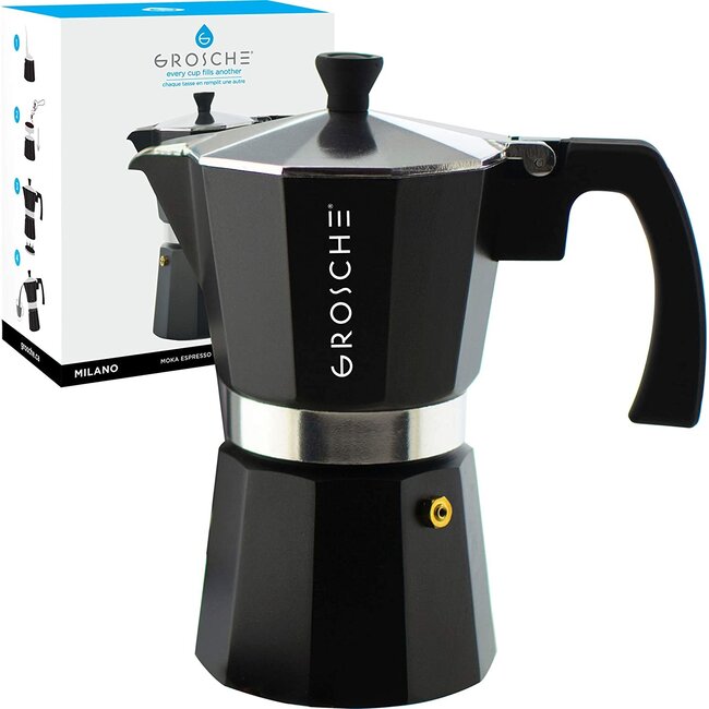 Grosche - Milano | 6 Cups (Black) - Coffee Maker