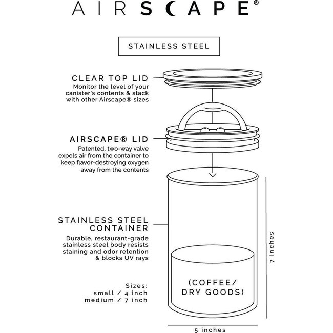 Planetary Design - Coffee Canister | 1 kg (Matte Black)