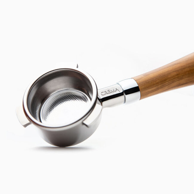 Crema - Bottomless Portafilter | 54mm (Olivewood)