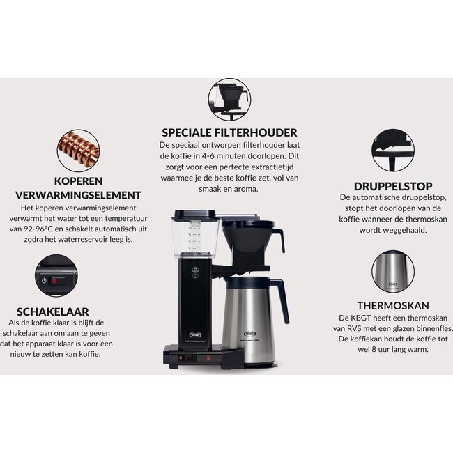 Technivorm - Moccamaster KBGT | Zwart