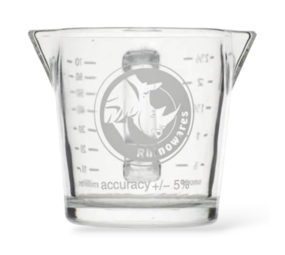 Rhino Shot Glass - Double Spout, Rhino shot pot