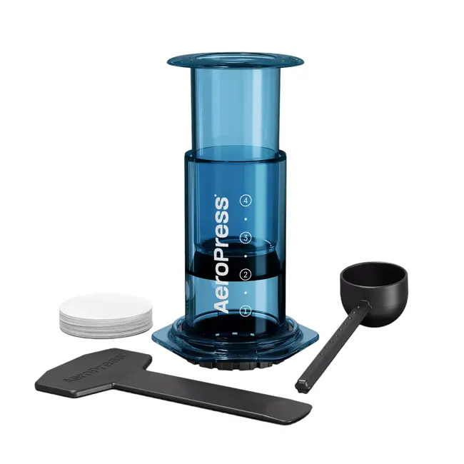 AeroPress | Clear (Blue) - Coffee maker