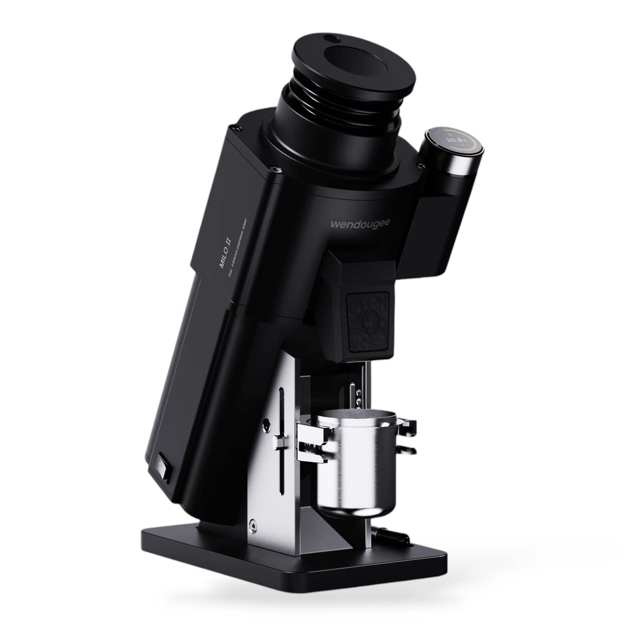 Wendougee - Milo Play | 64mm (Black) - Electric Coffee Grinder