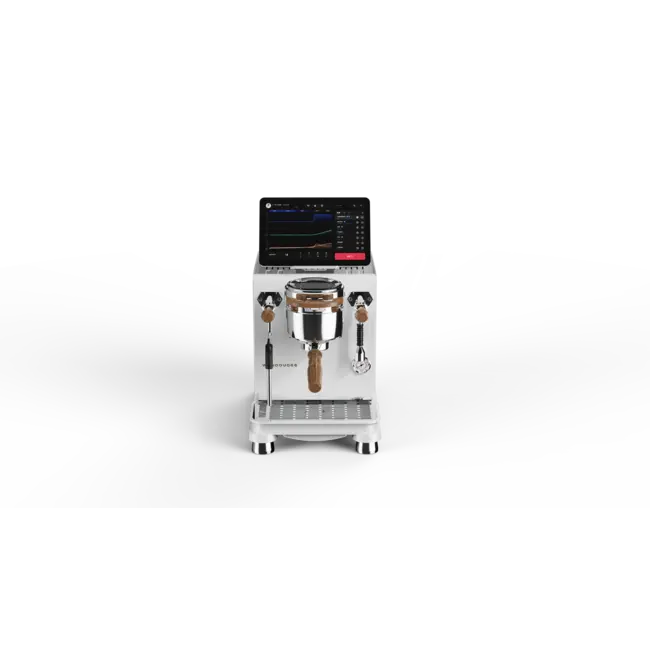 Wendougee - Data-S | Dual boiler (White/Silver) - Espresso machine
