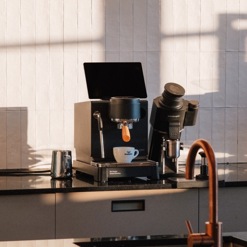 Wendougee espressomachine detail - precisie extractie