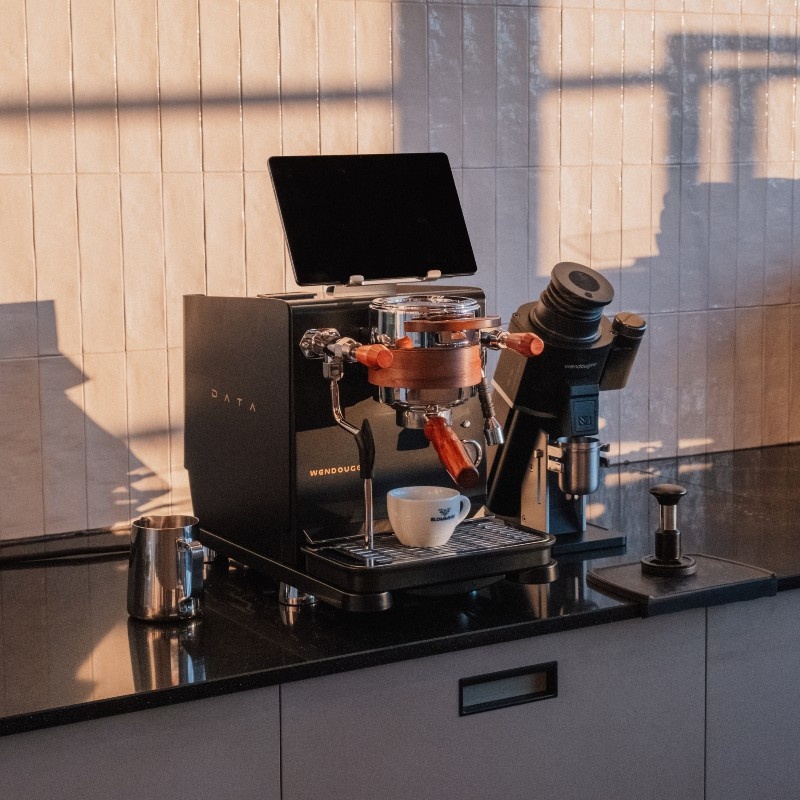 Wendougee - Data-S | Dual Boiler (Zwart/Zilver) - Espressomachine
