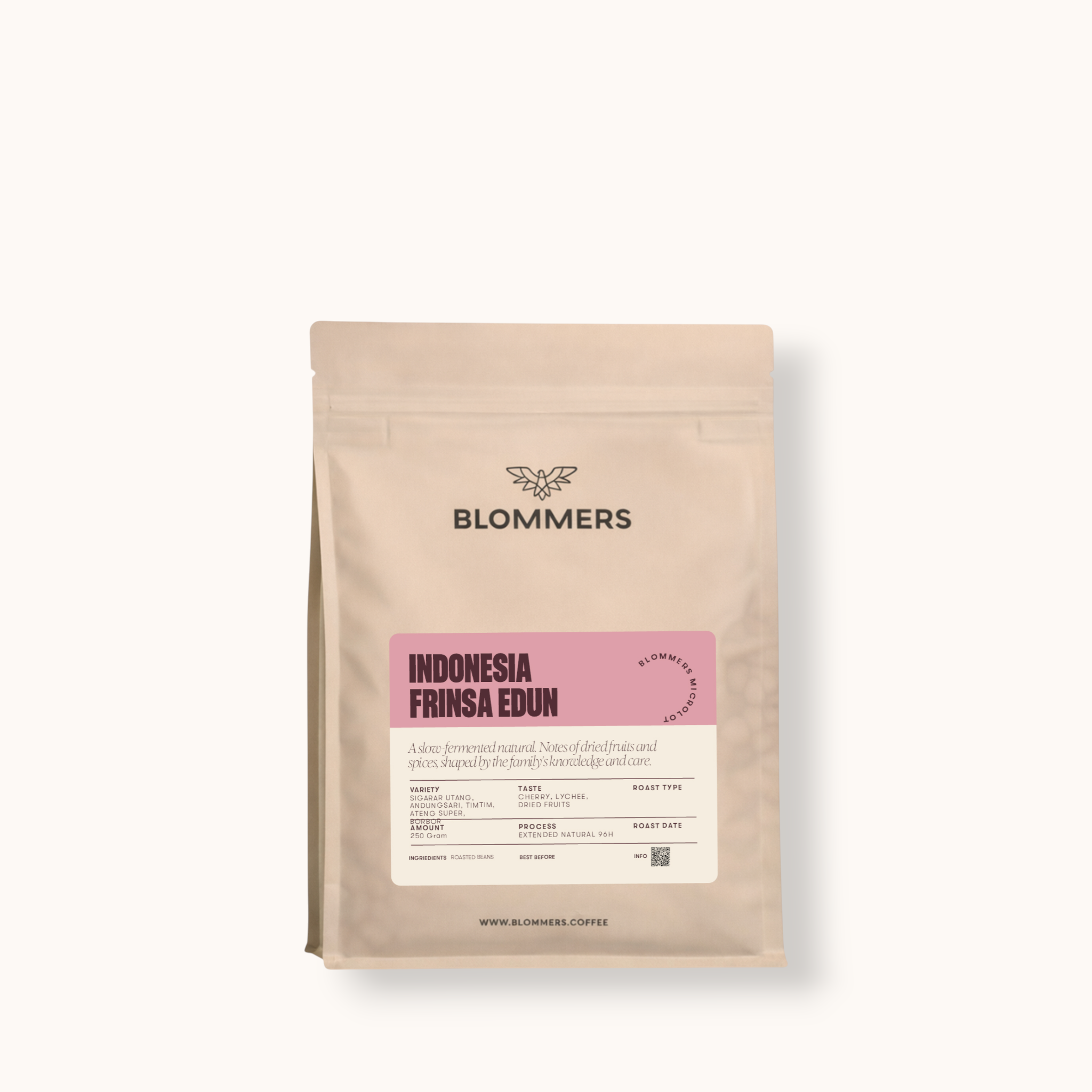 Licht gebrande koffiebonen