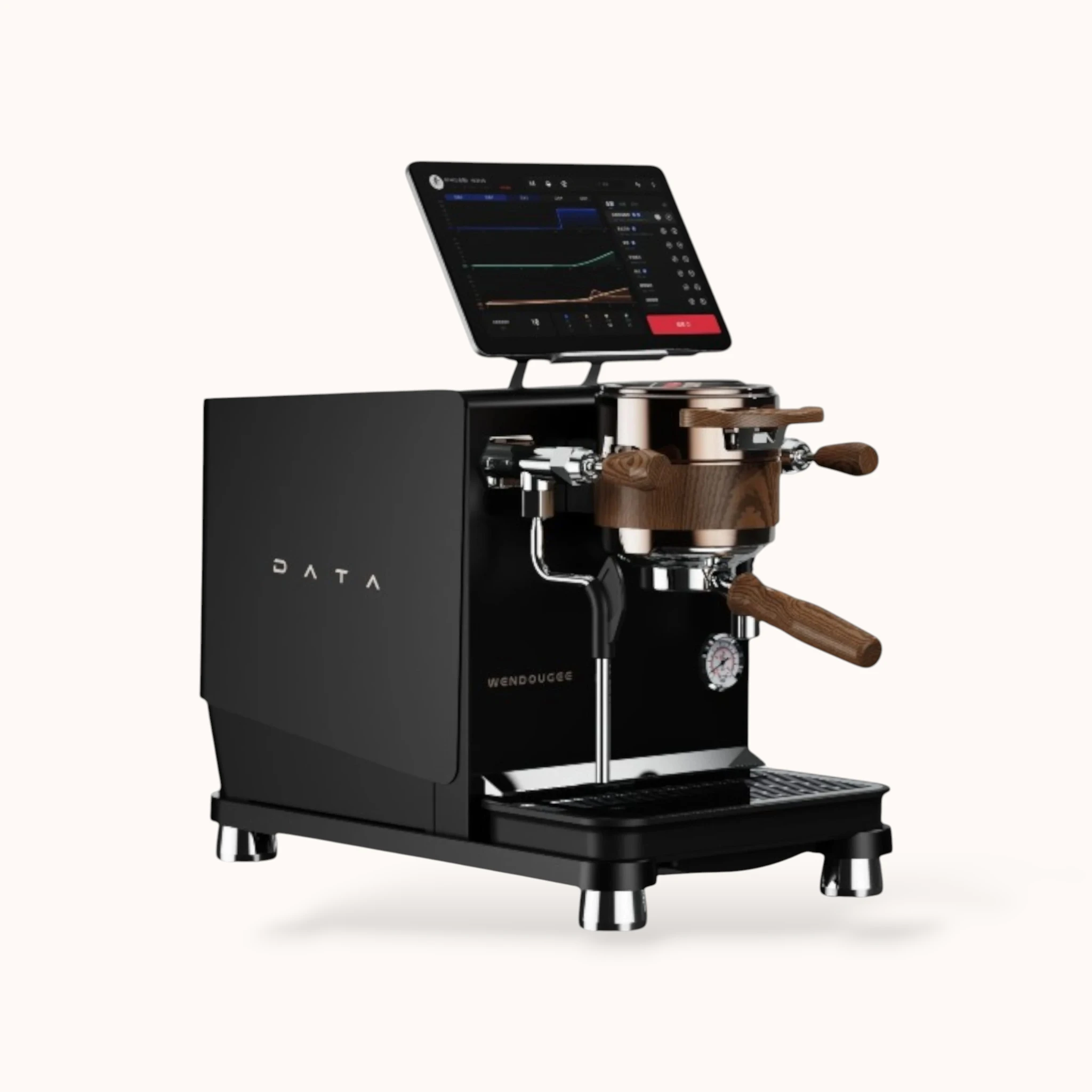 Wendougee - Data-S (Zwart/Goud) - Espressomachine
