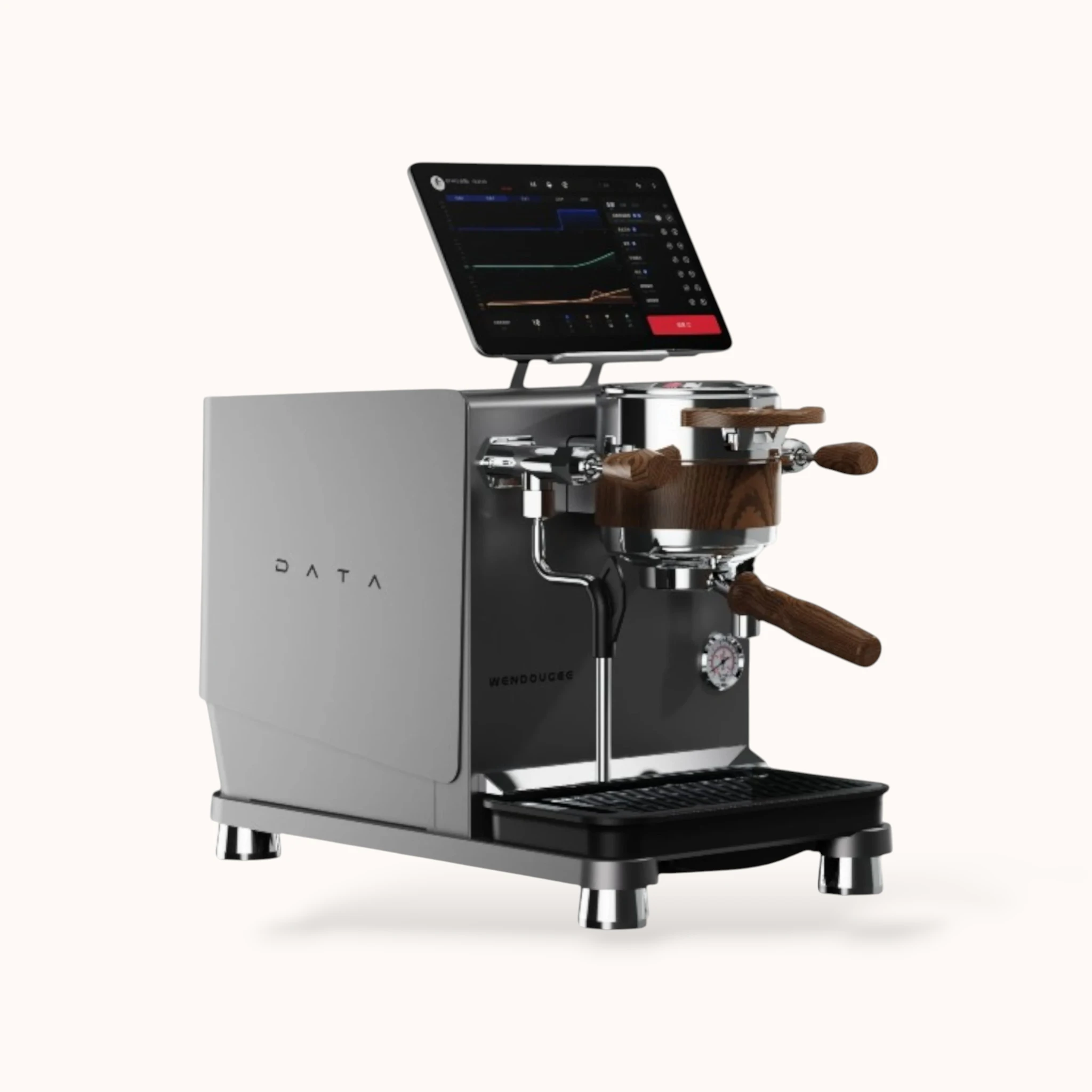 Wendougee - DATA-S | Dual Boiler (Grijs/Silver) - Espressomachine