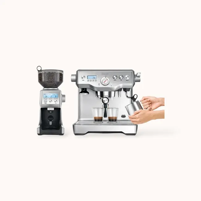 Sage - The Dynamic Duo (Brushed Stainless Steel) | Espressomachine & Koffiemolen