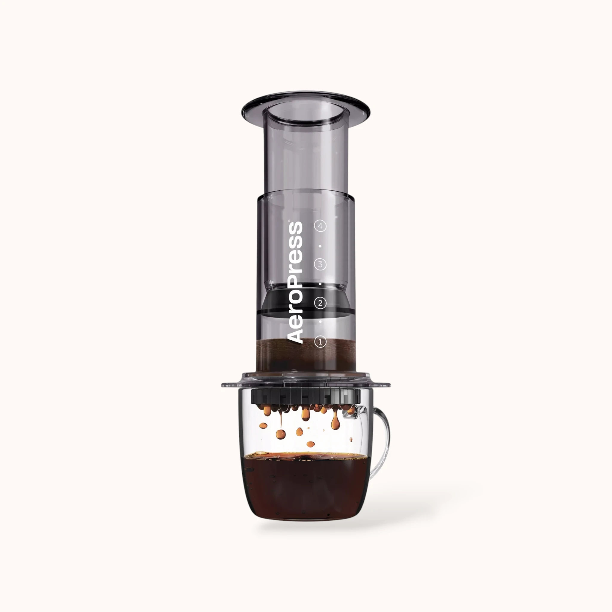 AeroPress | Clear (Black) - Coffee maker