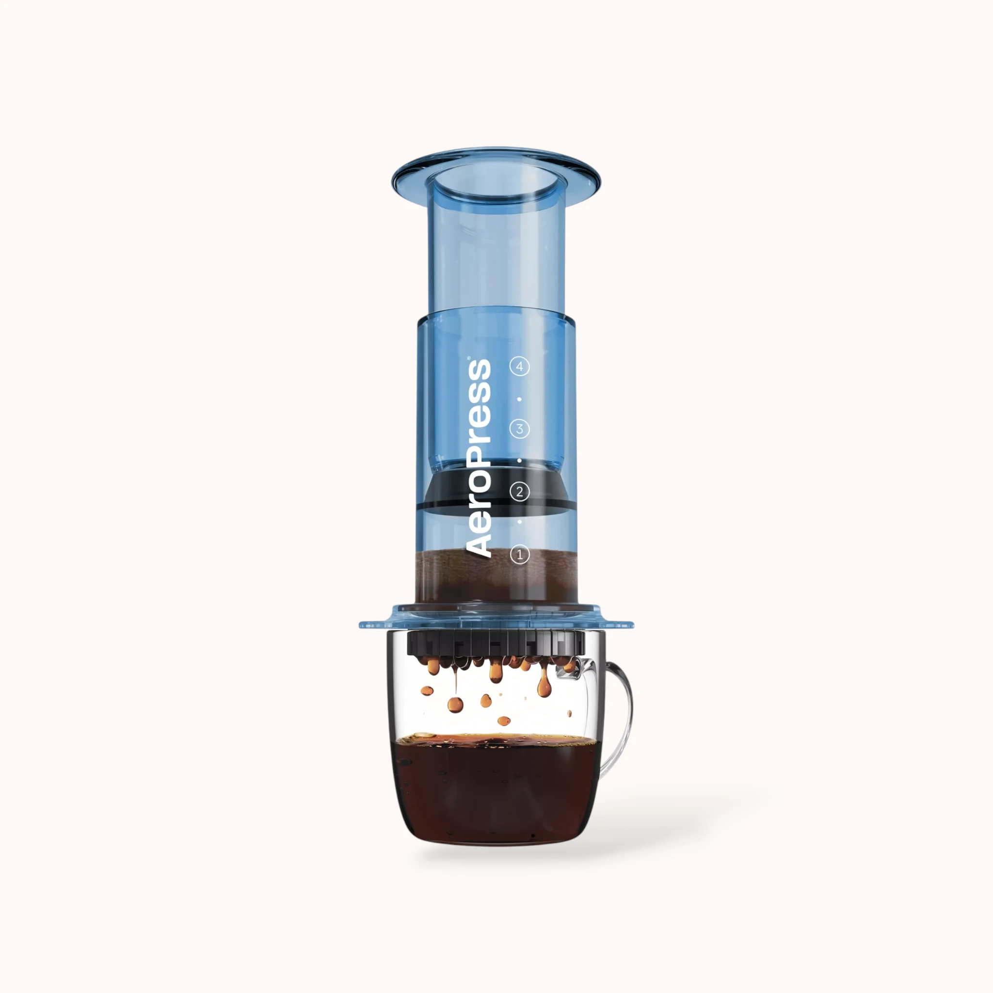AeroPress | Clear (Blue) - Coffee maker