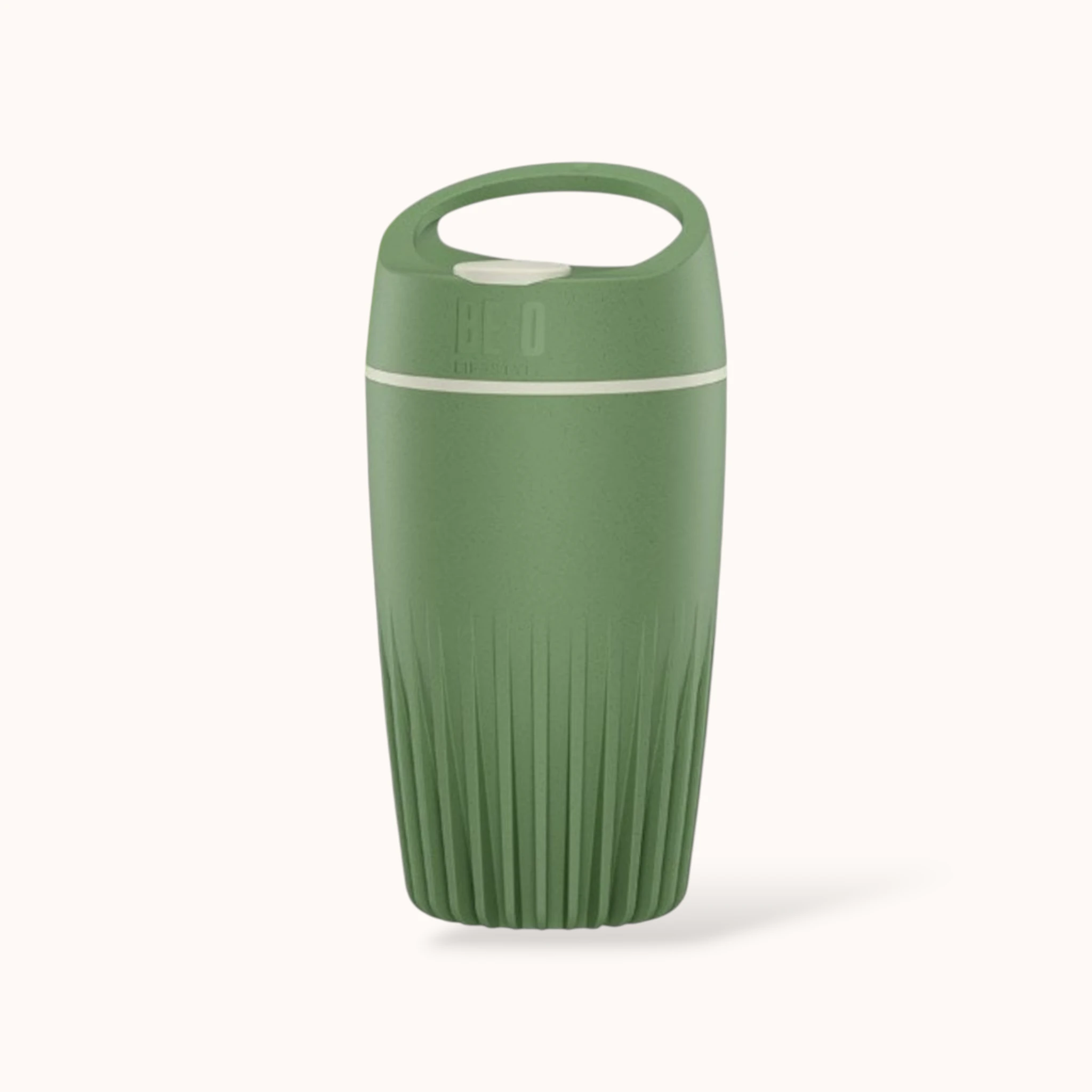 BE O cup | Green Monstera - Herbruikbare koffiebeker