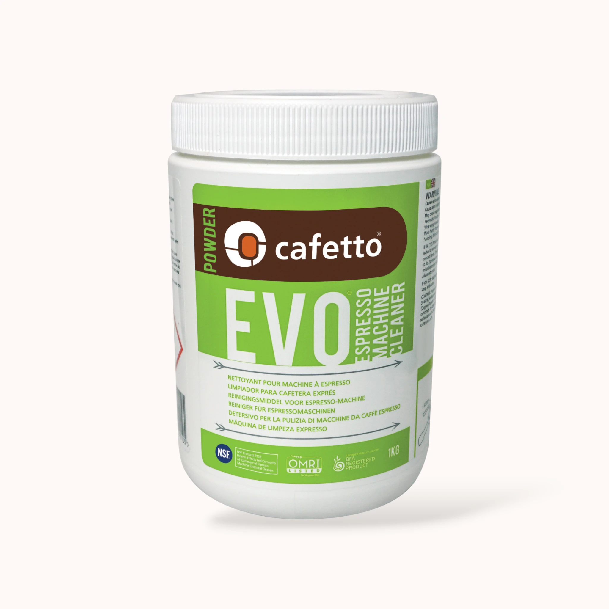 Cafetto - EVO Organic | 1000 Gram - Espresso reiniger
