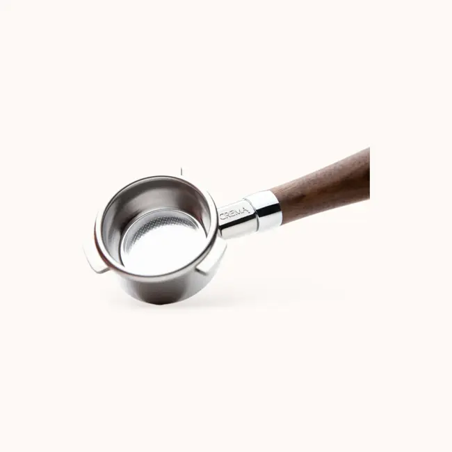Crema - Bottomless Portafilter | 54mm (Walnut)