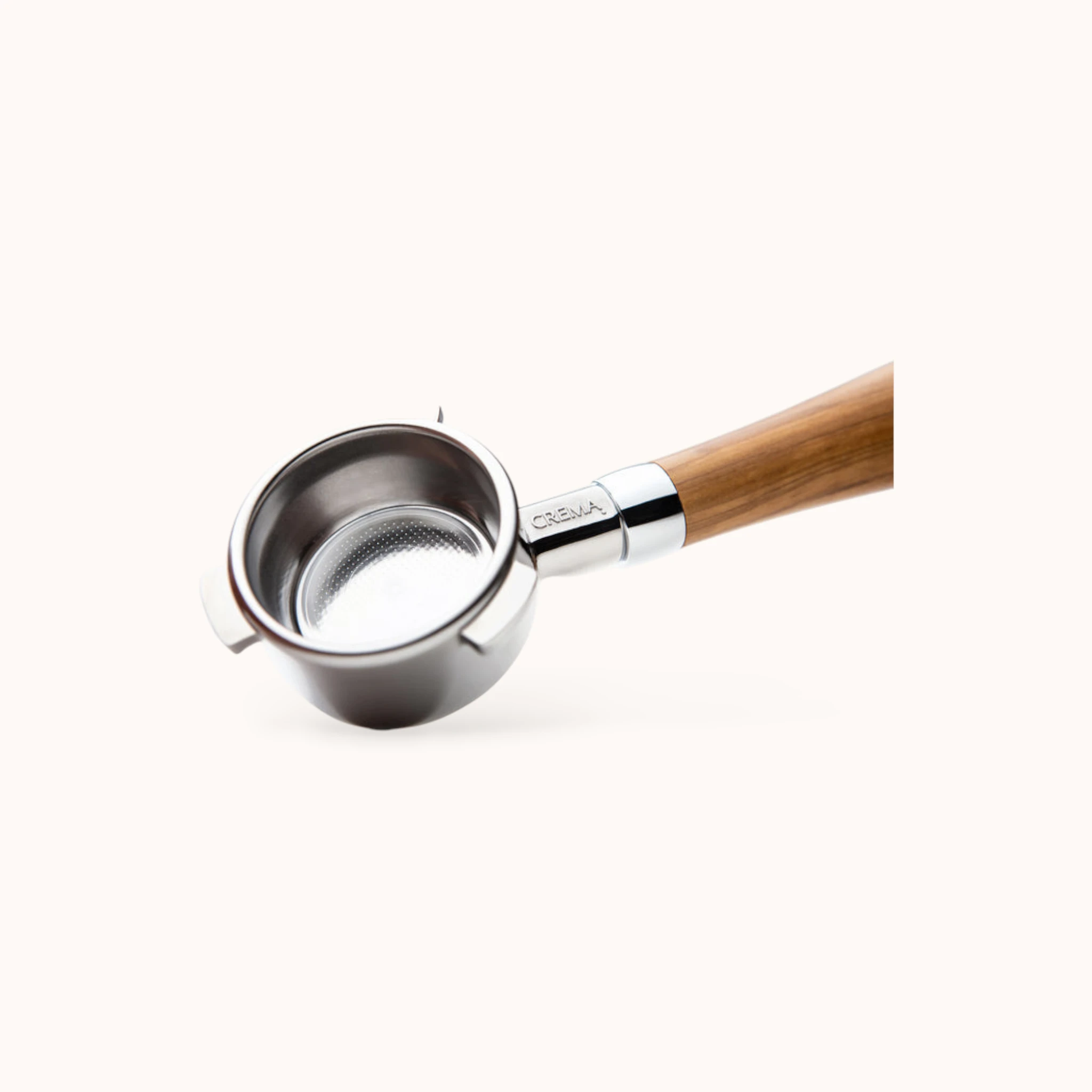 Crema - Bottomless Portafilter | 54mm (Olivewood)
