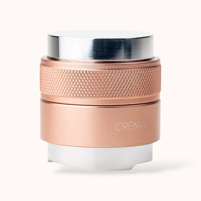 Crema - Tamper & Distributor Combo | 45.5mm (Rose Gold) - For Flair