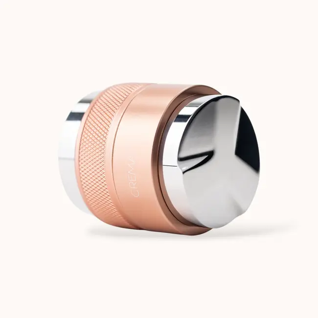 Crema - Tamper & Distributor Combo | 45.5mm (Rose Gold) - For Flair