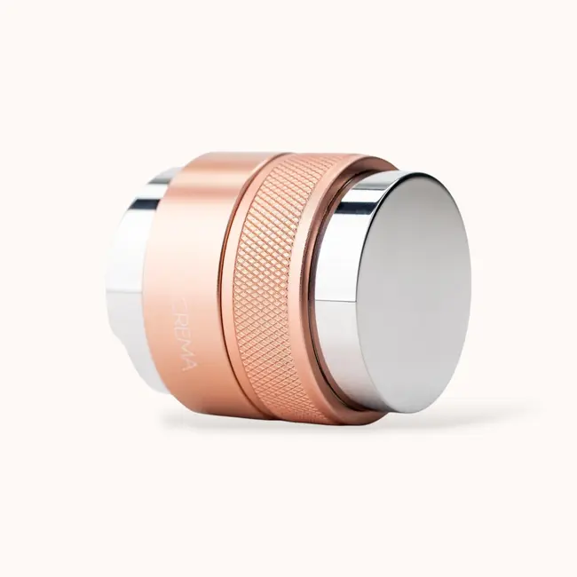 Crema - Tamper & Distributor Combo | 45.5mm (Rose Gold) - For Flair