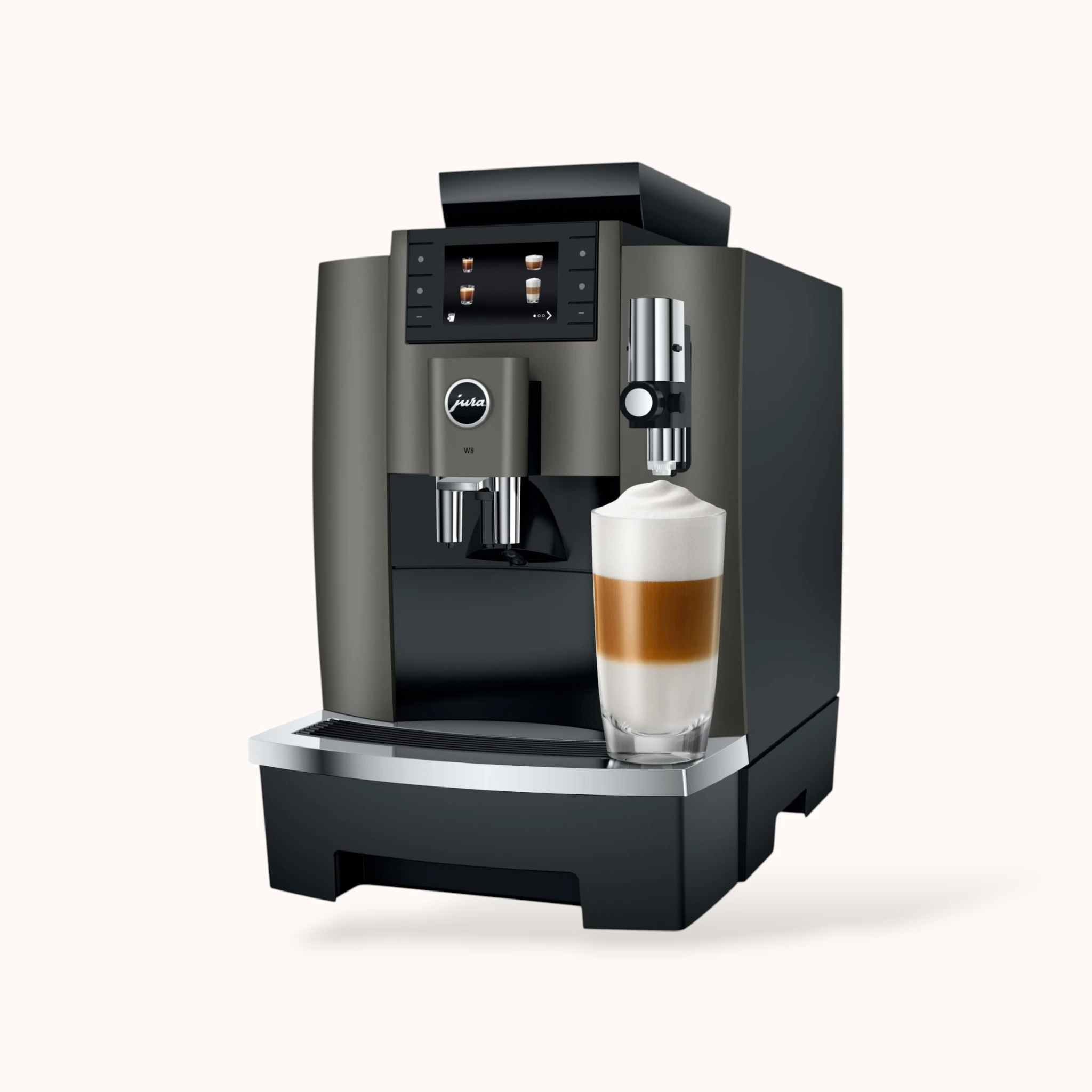 Jura Professional - W8 | Dark Inox (EA) - Fully Automatic Machine