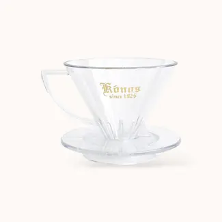 Kono Kōno Dripper - 90th AE 4 Cups / MD-41 (Clear Transparant)