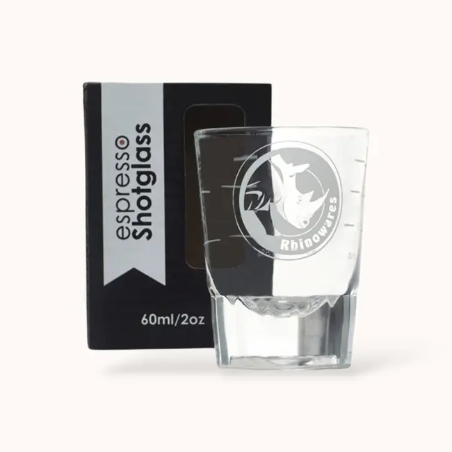 Rhinowares - Round Espresso Shot Glass Lined | 2oz/60ml