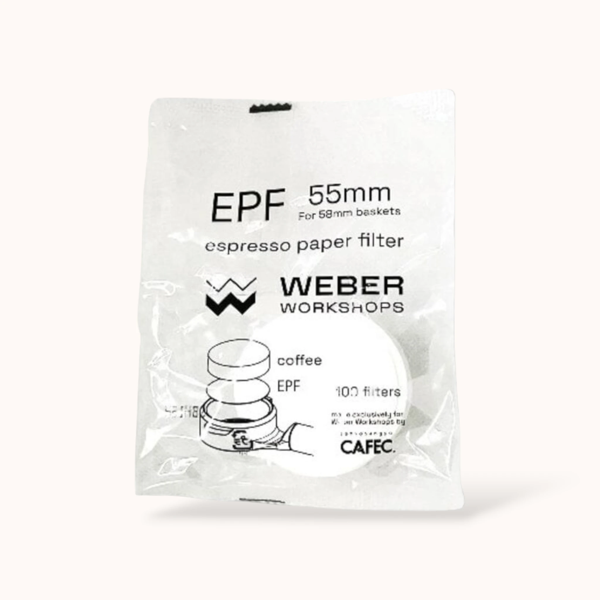 Weber Workshops - EPF Espresso Paper Filter | 100 pieces