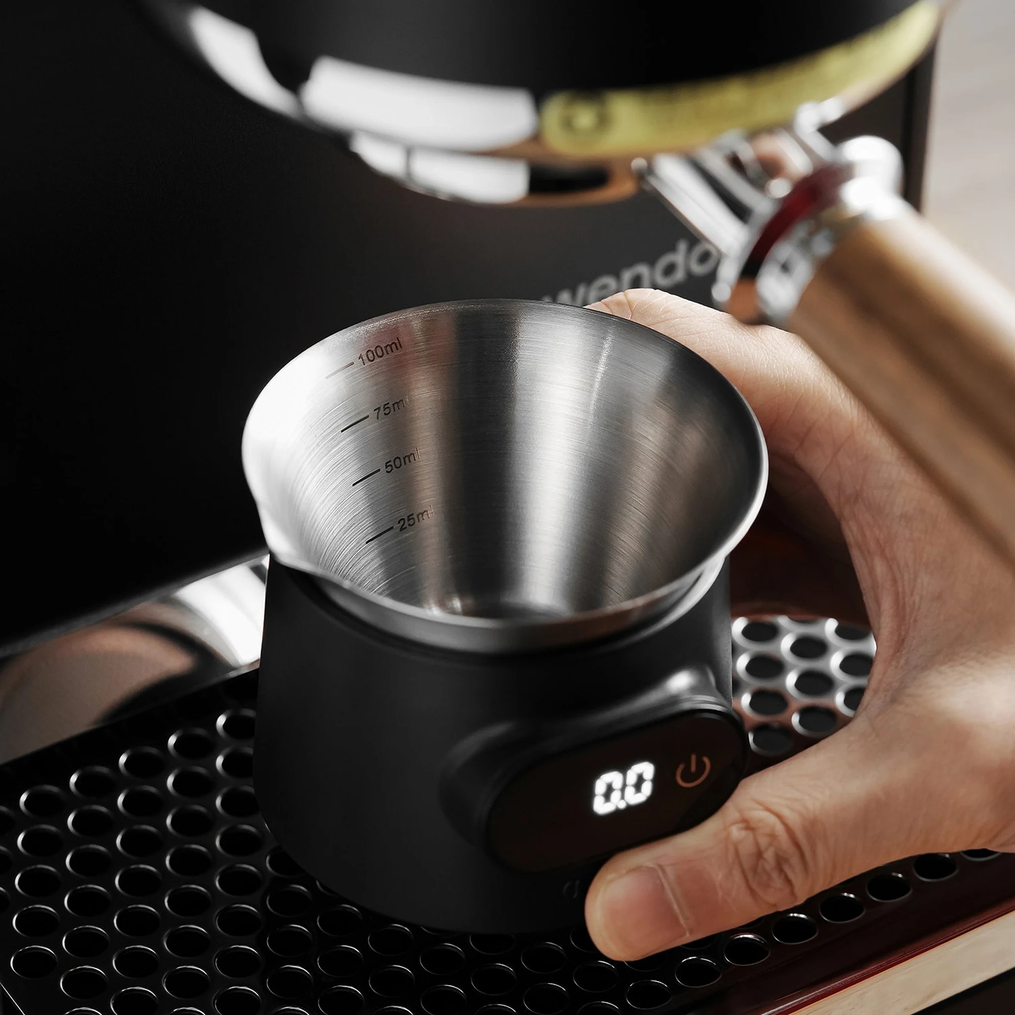 MHW-3Bomber ESP Coffee Scale espresso-weegschaal | Zwart
