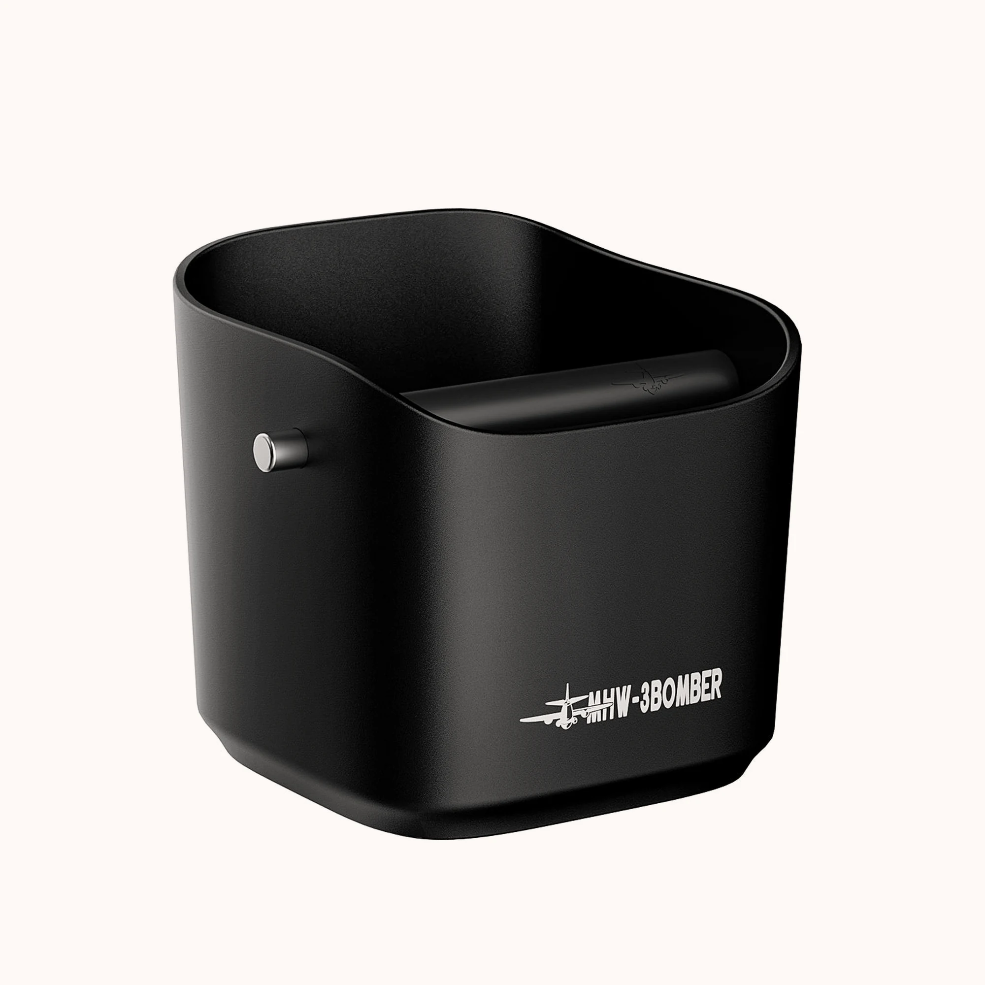 MHW-3Bomber Square Knock Box uitklopbak 1,2 l | Zwart