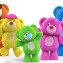 Hydra Grizzly Teddy Bear