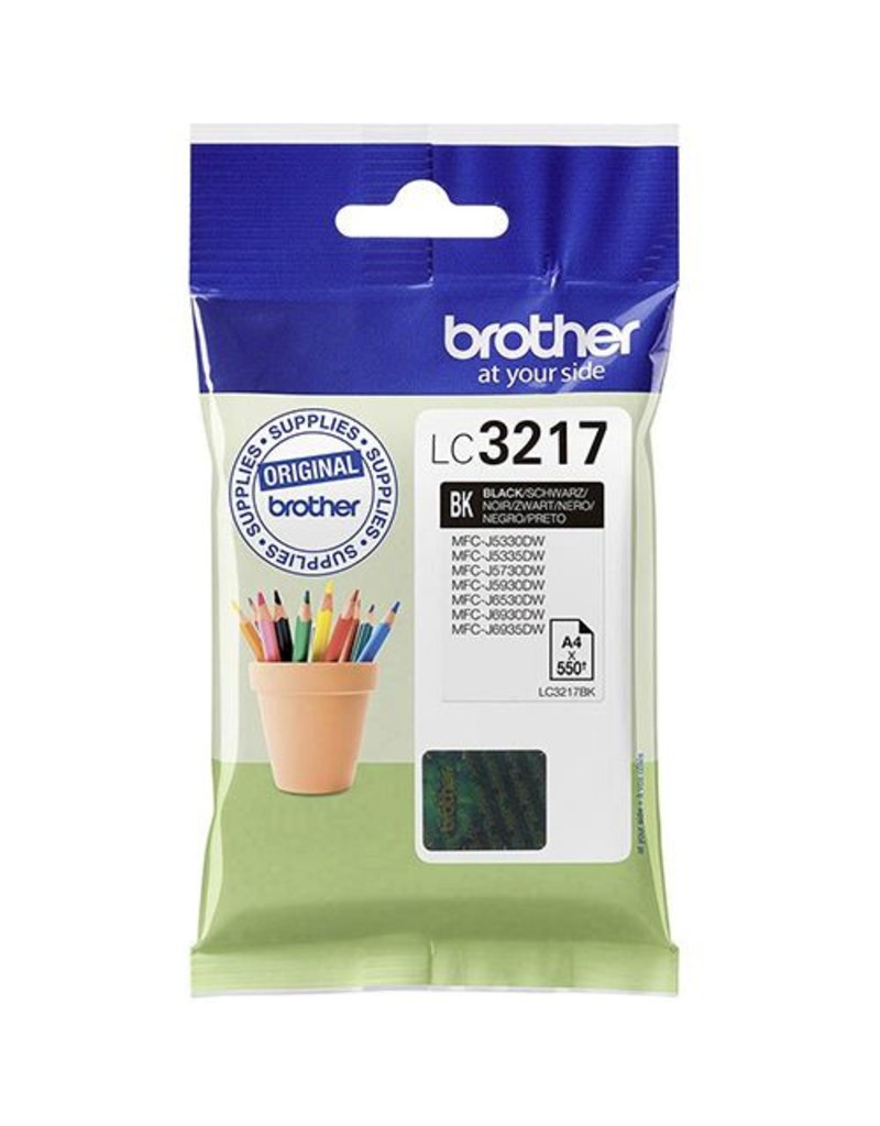 Brother Brother LC-3217K ink black 550p pages (original)