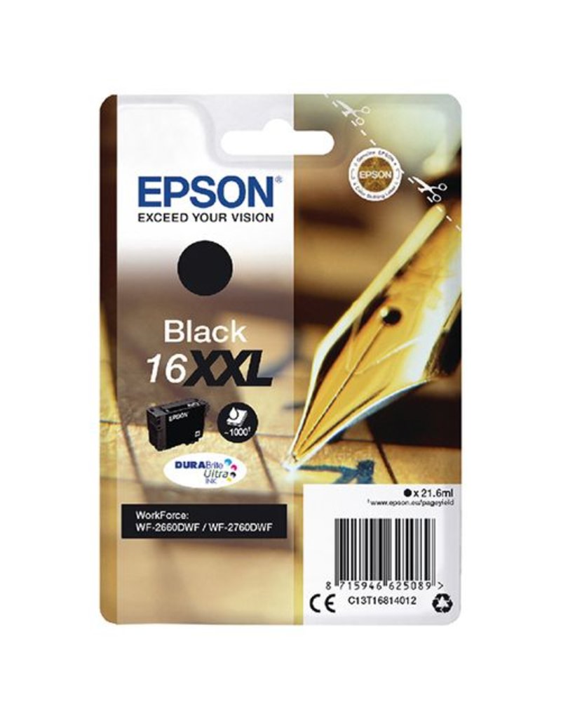 Epson Epson 16XXL (C13T16814012) ink black 1000 pages (original)