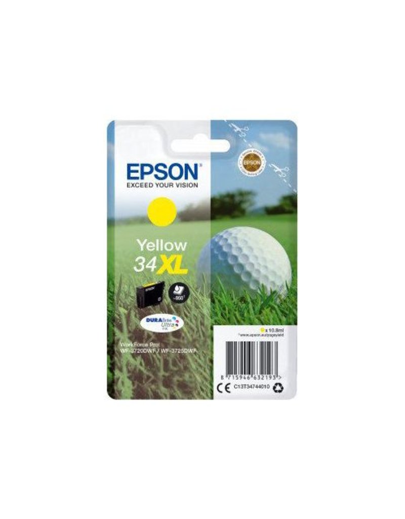 Epson Epson 34XL (C13T34744010) ink yellow 950 pages (original)
