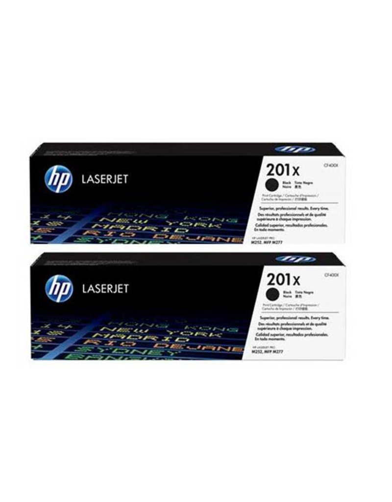 HP HP 201X (CF400XD) duopack black 2x2800 pages (original)