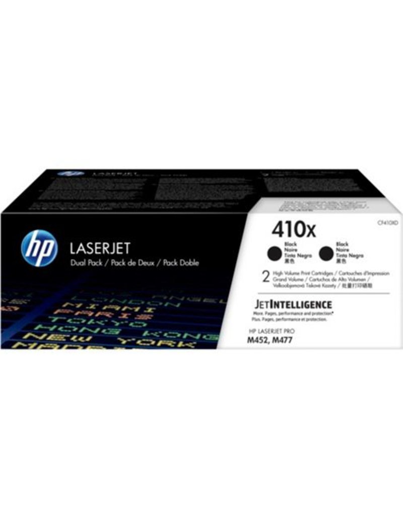 HP HP 410X (CF410XD) duopack black 2x6500 pages (original)