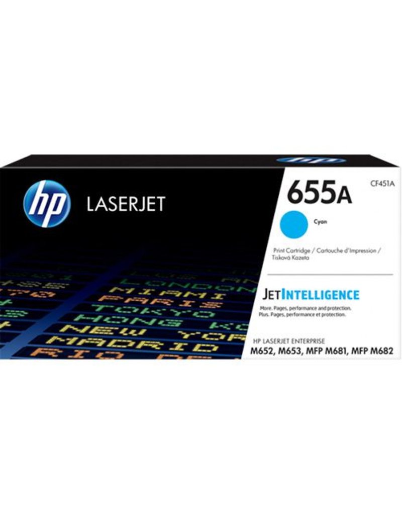 HP HP 655A (CF451A) toner cyan 10500 pages (original)