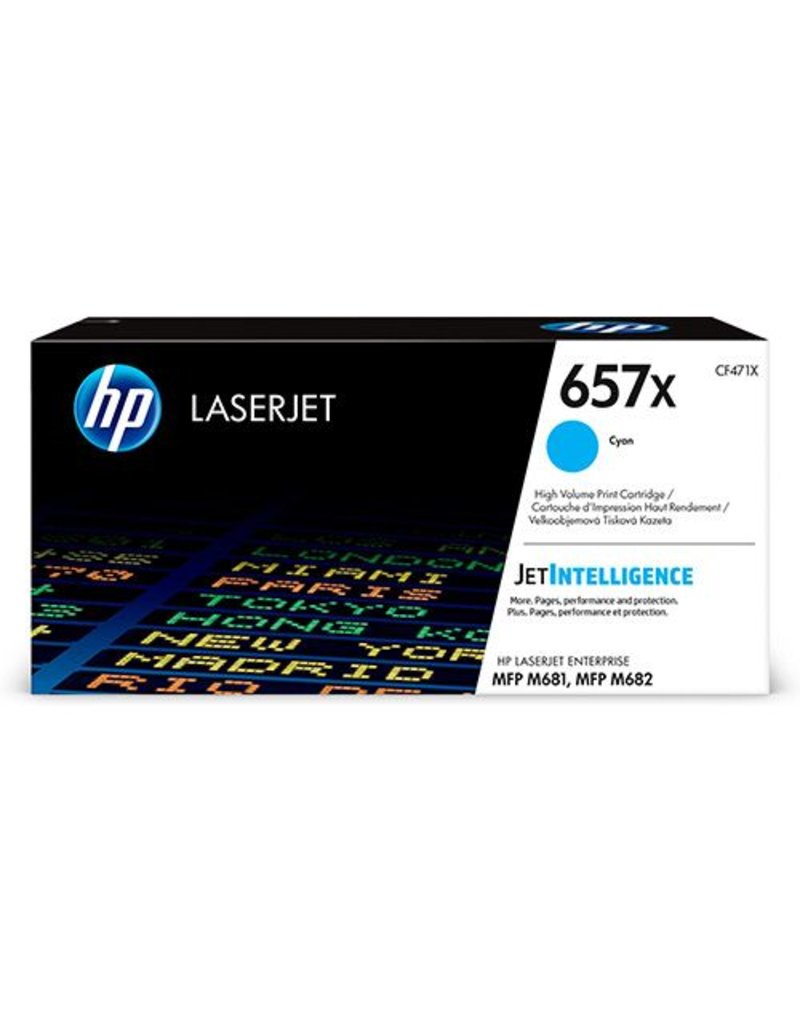HP HP 657X (CF471X) toner cyan 23000 pages (original)