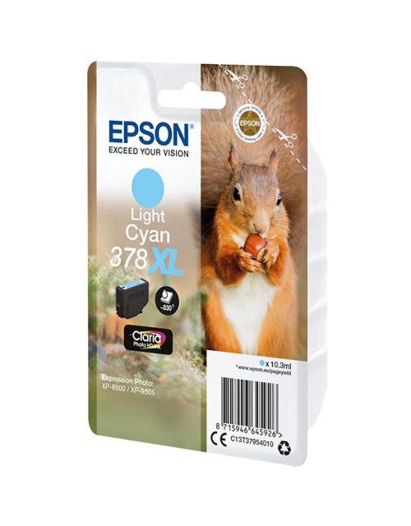 Epson Epson 378XL (C13T37954010) ink light cyan 830p (original)