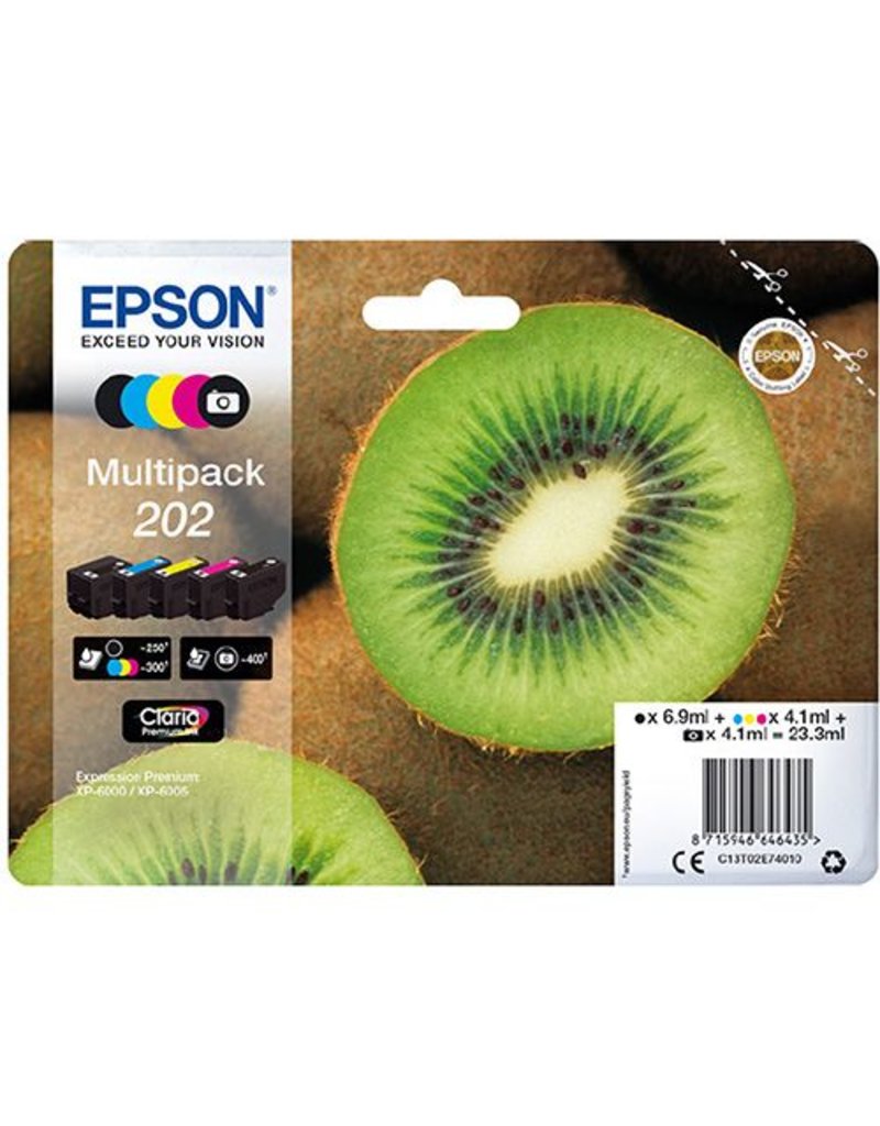 Epson Epson 202 (C13T02E74010) multipack 6,9ml/4x4,1ml (original)